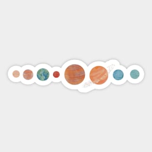 Planetary Stripe Sticker